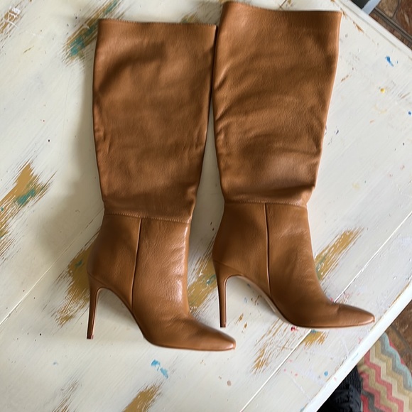 Aldo “Oluria” leather slouch boot in size 7.5. Cognac color. - Picture 2 of 7